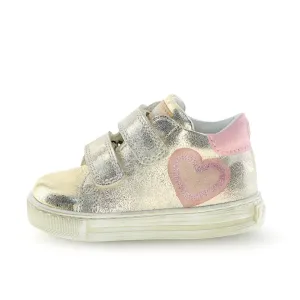 Durable kids' shoes Falcotto Girl's Twille Vl Casual Shoes - Metallic Pebbled Platinum