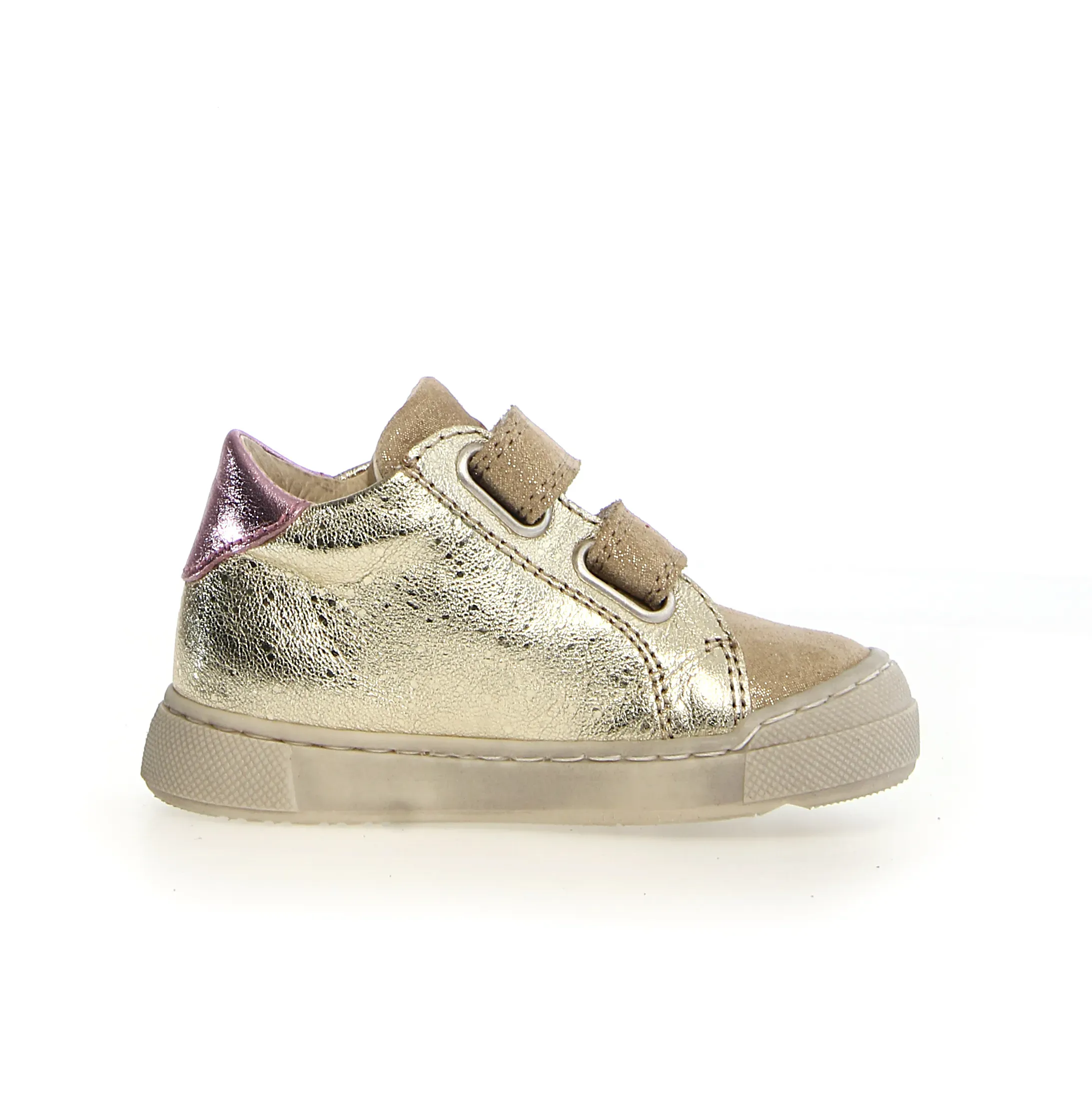 Falcotto Palom Vl Girl's Casual Shoes - Platinum/Pink Light Kids