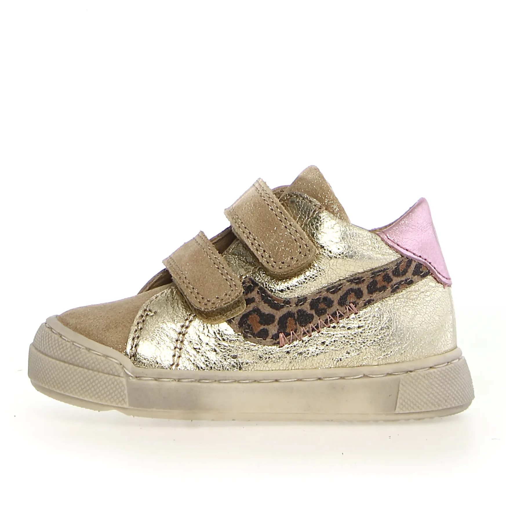 Falcotto Palom Vl Girl's Casual Shoes - Platinum/Pink Light Kids