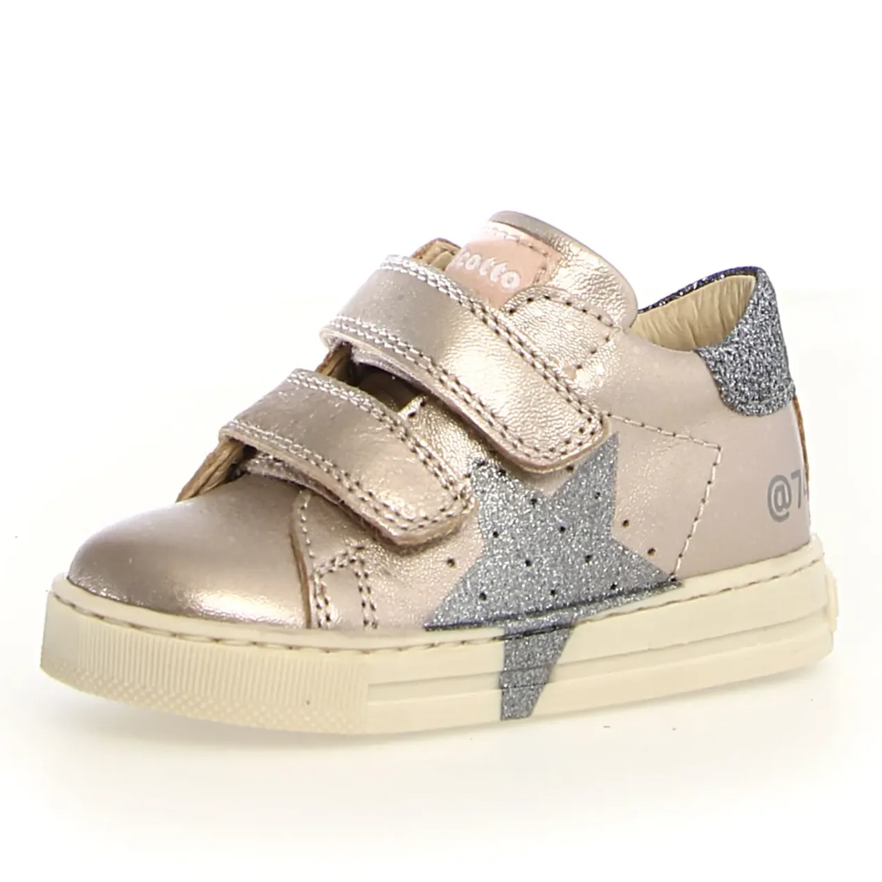 Falcotto Salazar 2 Vl Girl's Casual Shoes - Cipria/Acciaio Stylish kids' wear