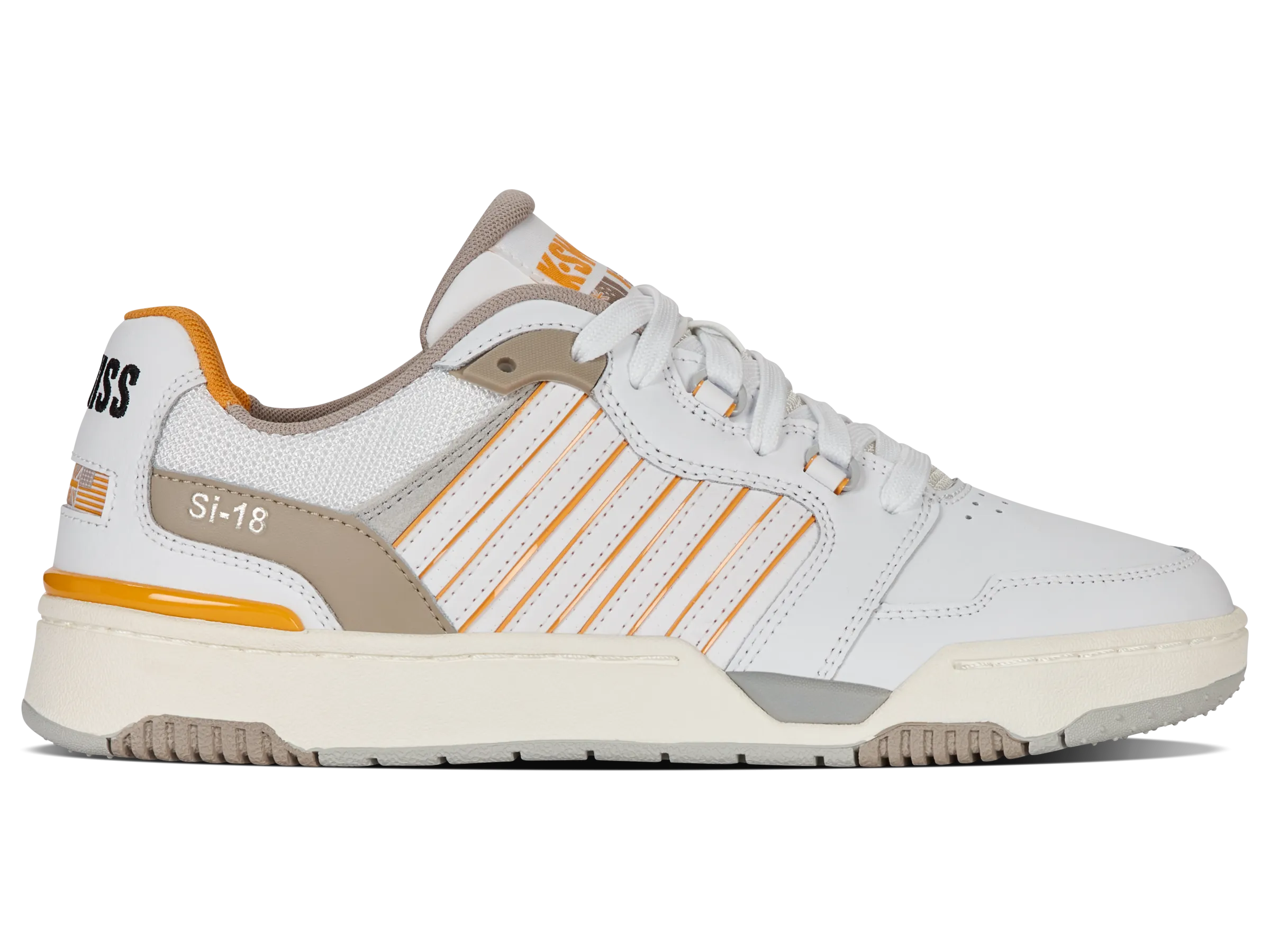 All-weather chic 08531-103-M | SI-18 RIVAL | WHITE/TAUPE/ORANGE