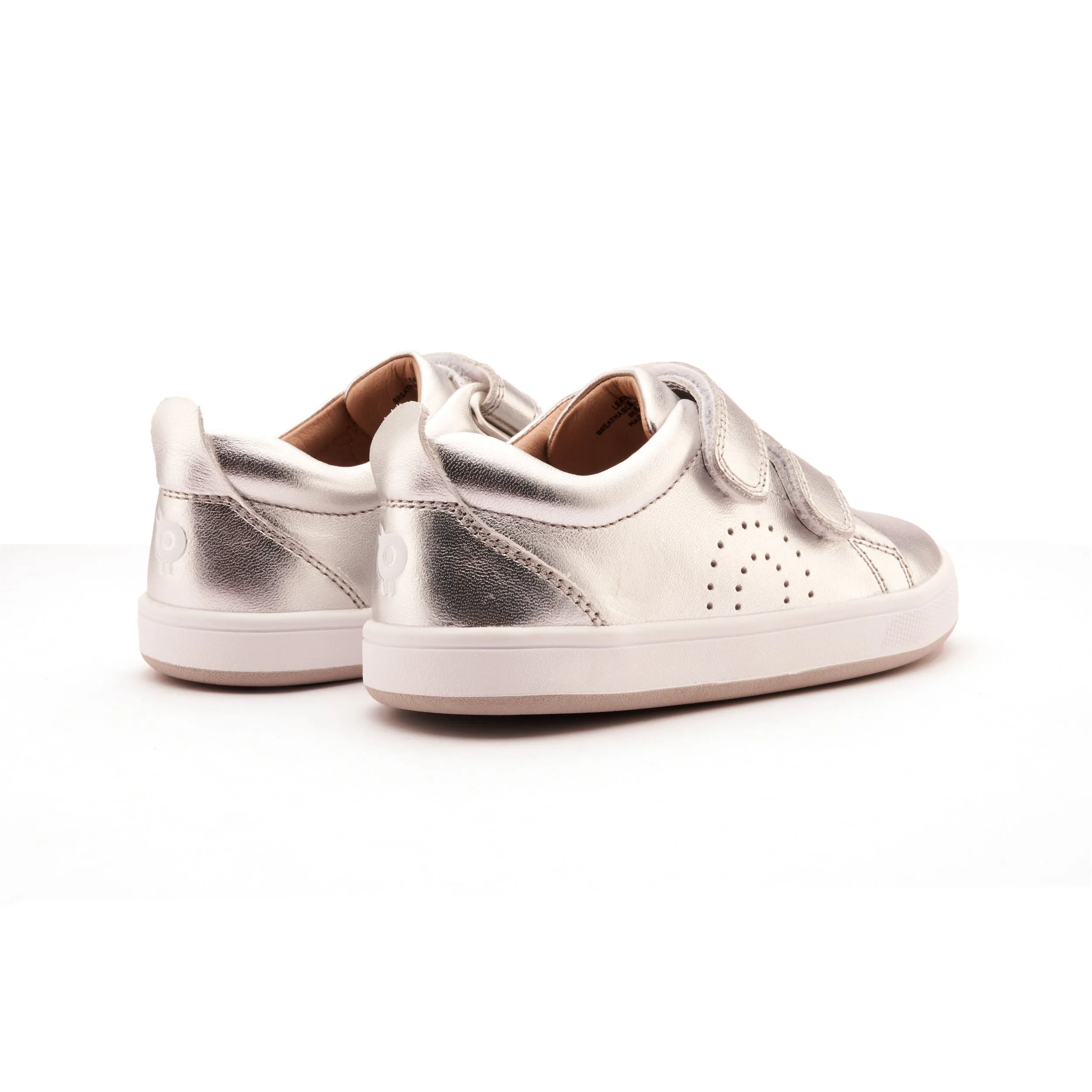 Fashionable Look Old Soles Boy's and Girl's Big Tot Casual Shoes - Silver