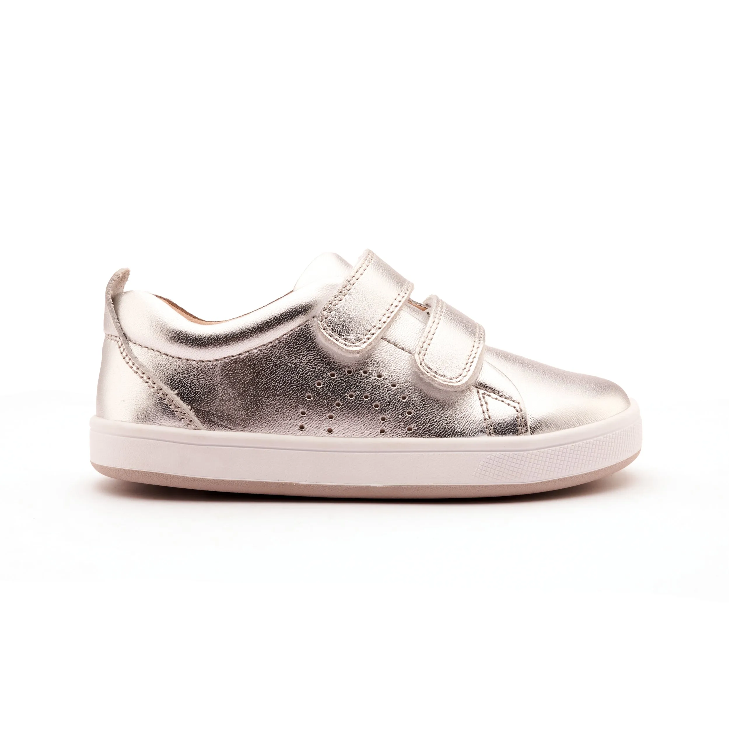 Fashionable Look Old Soles Boy's and Girl's Big Tot Casual Shoes - Silver