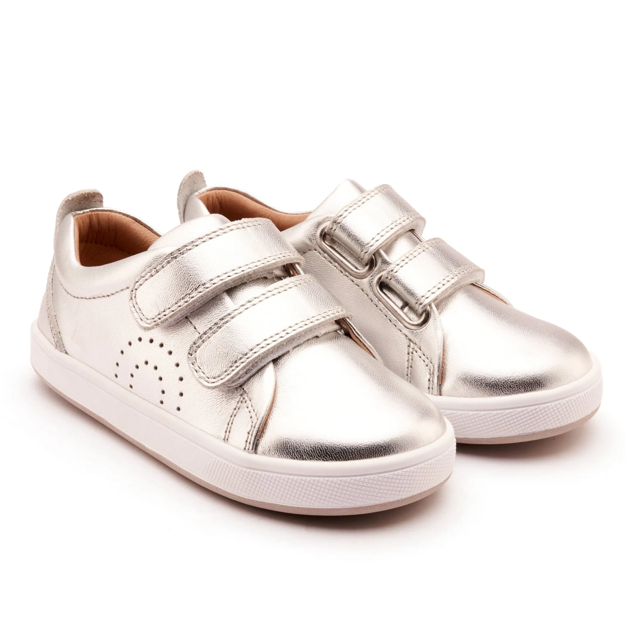 Middle school kids' items Comfortable kids' shoes Old Soles Boy's and Girl's Big Tot Casual Shoes - Silver