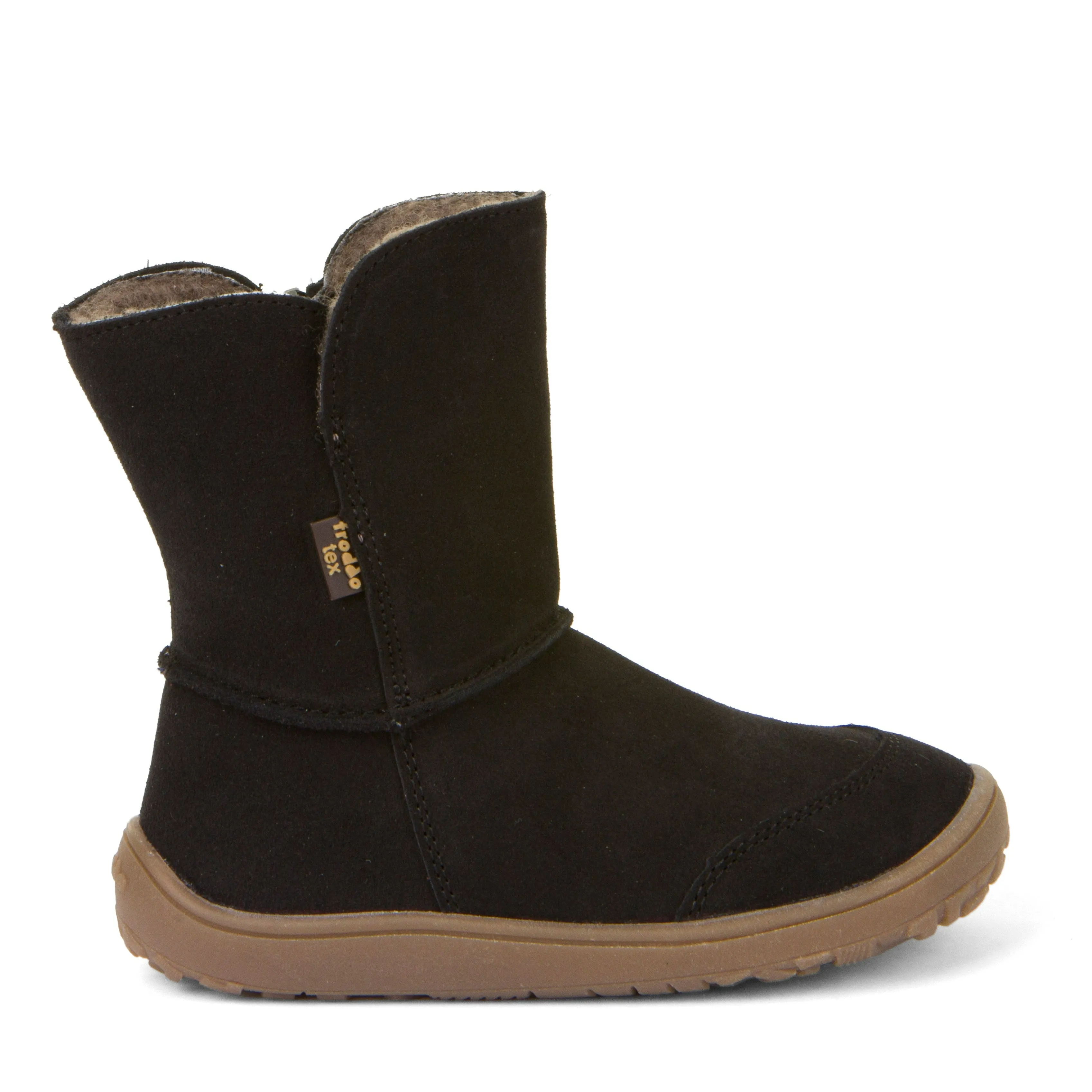 Fast Delivery Froddo Kid's Barefoot Tex Suede Waterproof Boots - Black