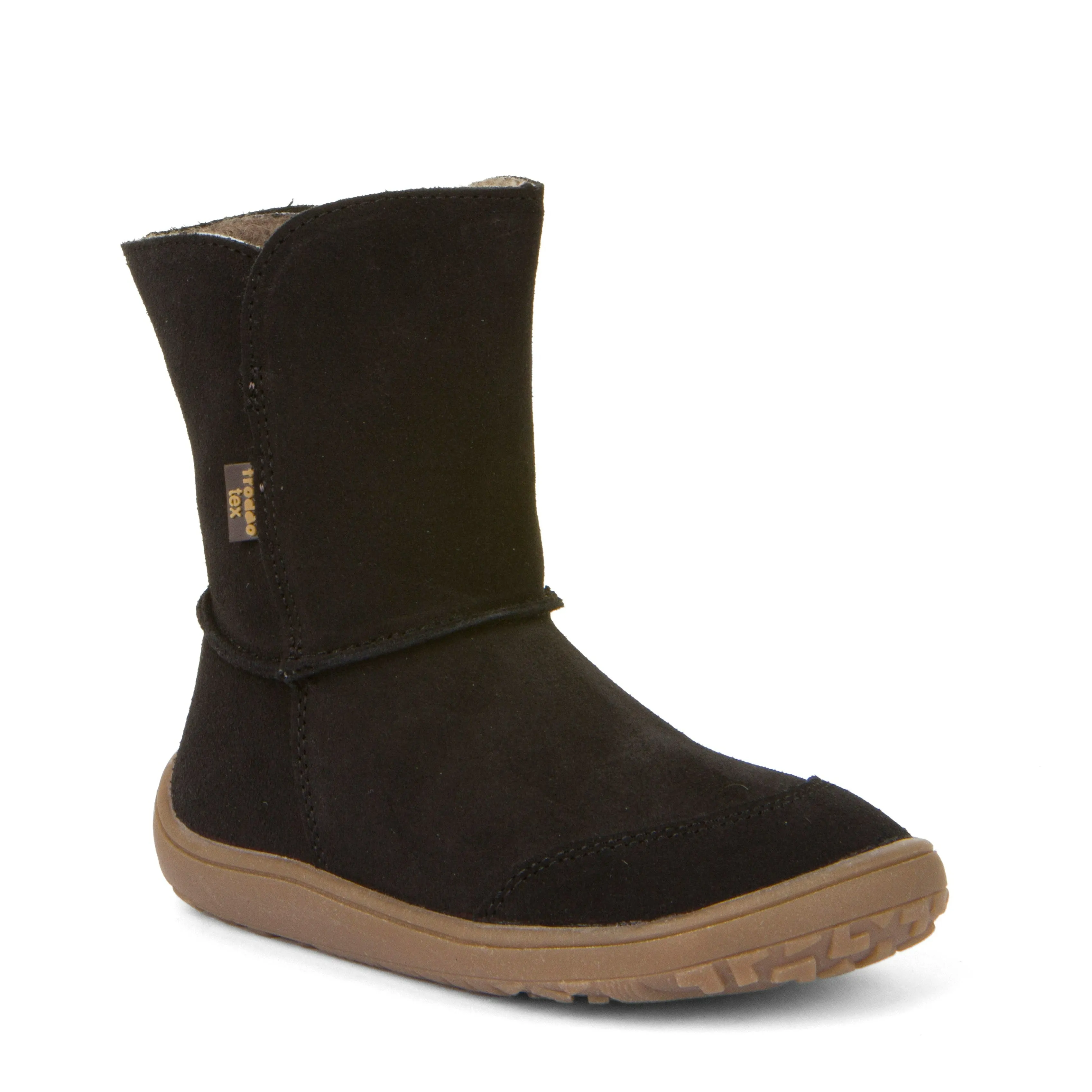 Cute kids' outfits Primary - school - sized shoes Froddo Kid's Barefoot Tex Suede Waterproof Boots - Black