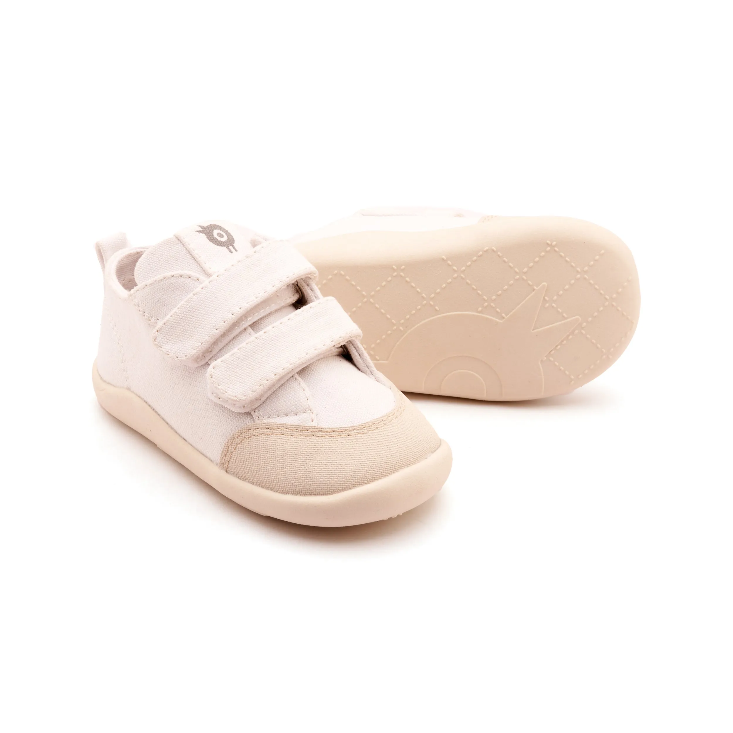 Faux Fur Kids Old Soles Boy's and Girl's Salty Ground Casual Shoes - White Canvas
