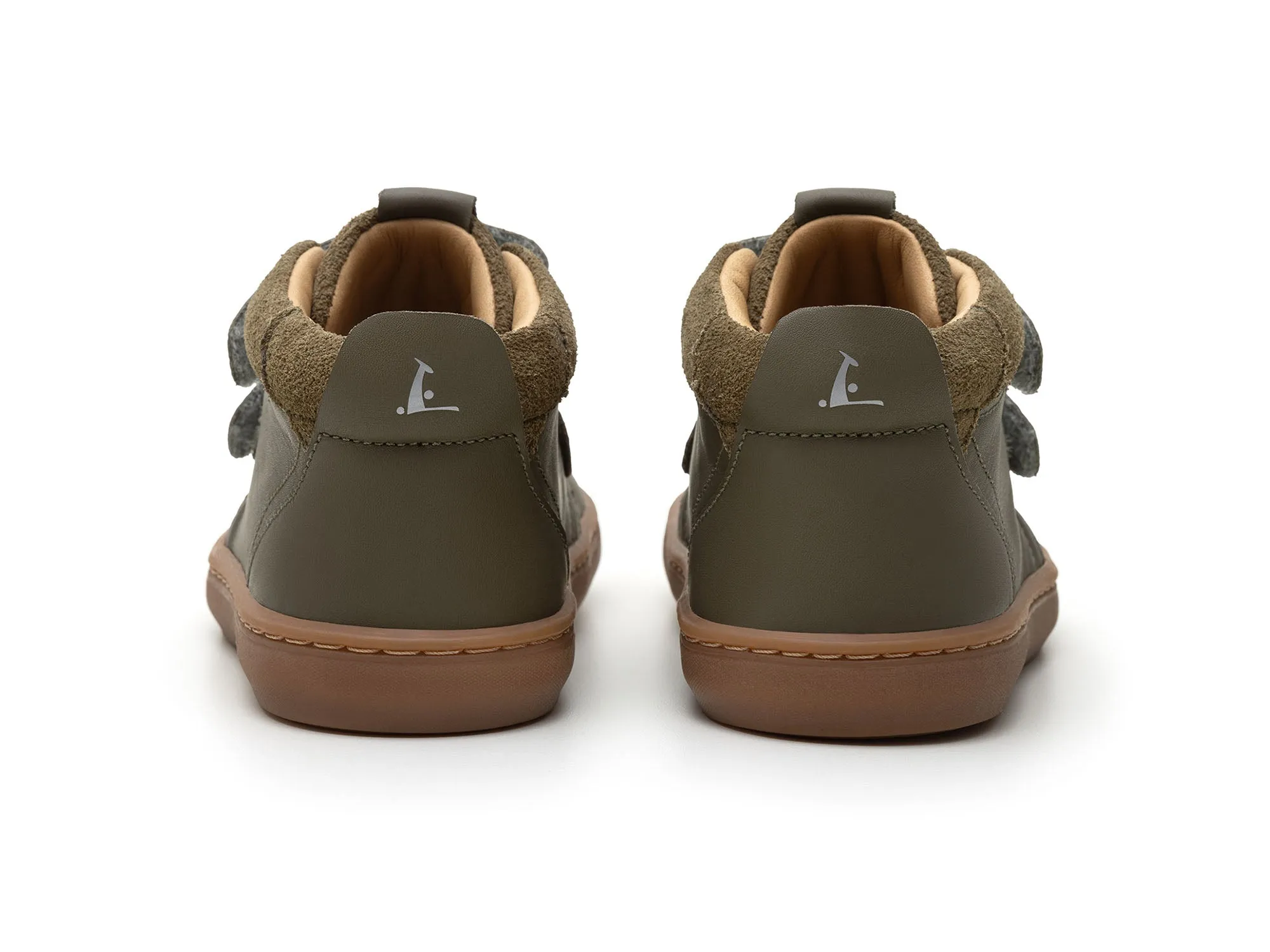 Faux Fur Kids Tip Toey Joey Boy's and Girl's Cascade Boots - Mineral Green / Olive Suede