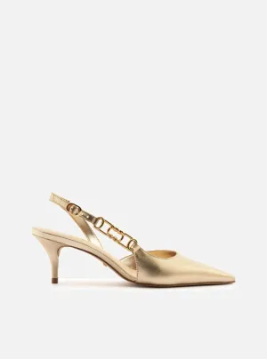 Boho Style Heels Evening Heels Faye Leather  Stiletto Pump
