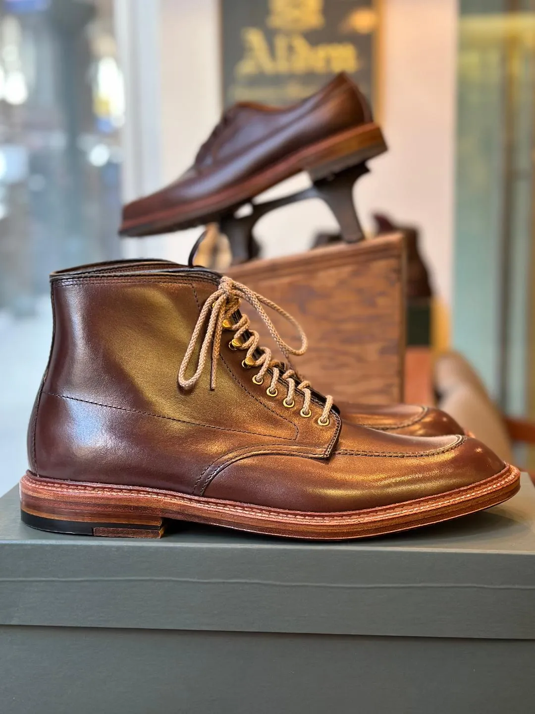 Firm Step 40577H - Stitchdown "Otis" Indy Boot in Brown Calf