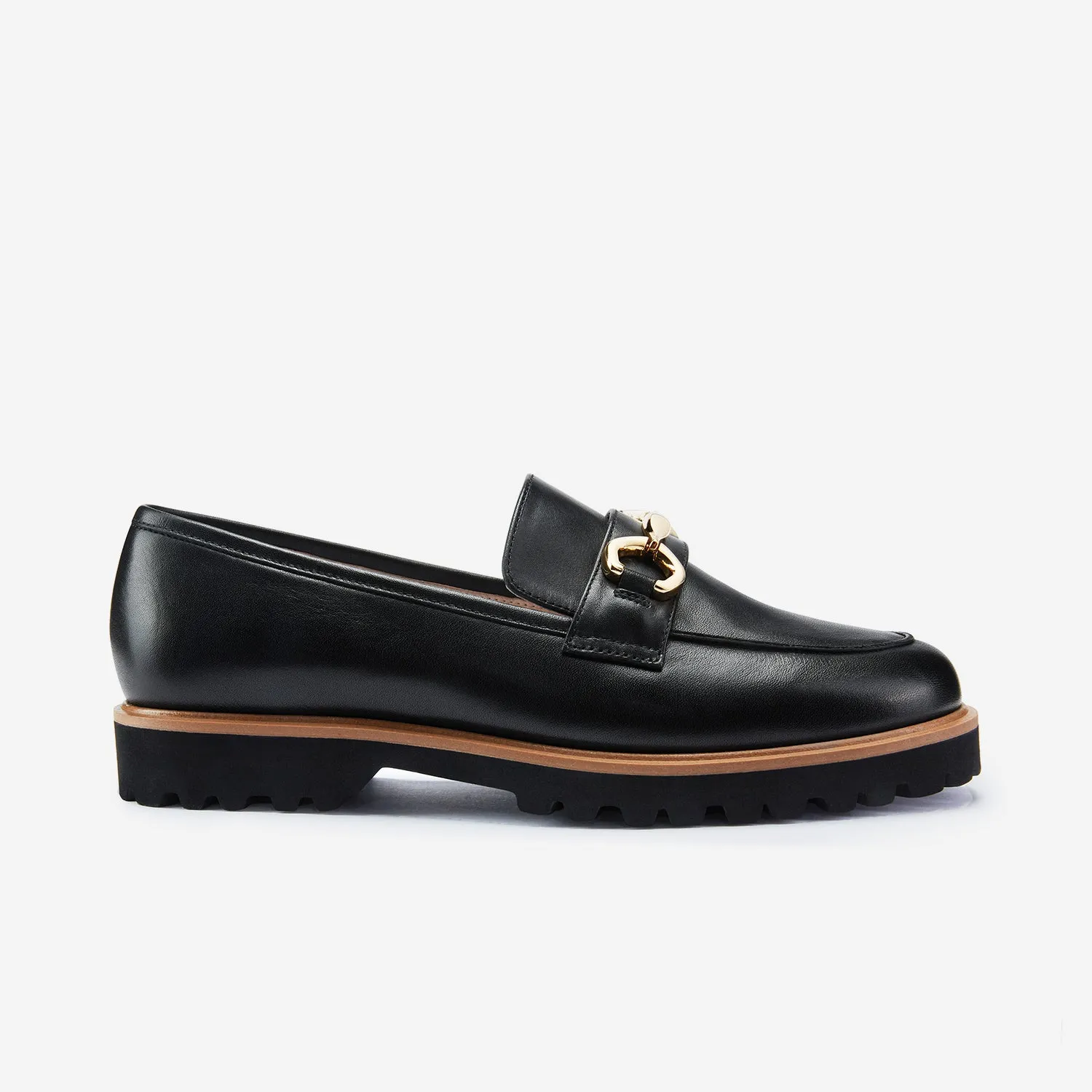 Dawson Loafer | Black Leather Move True