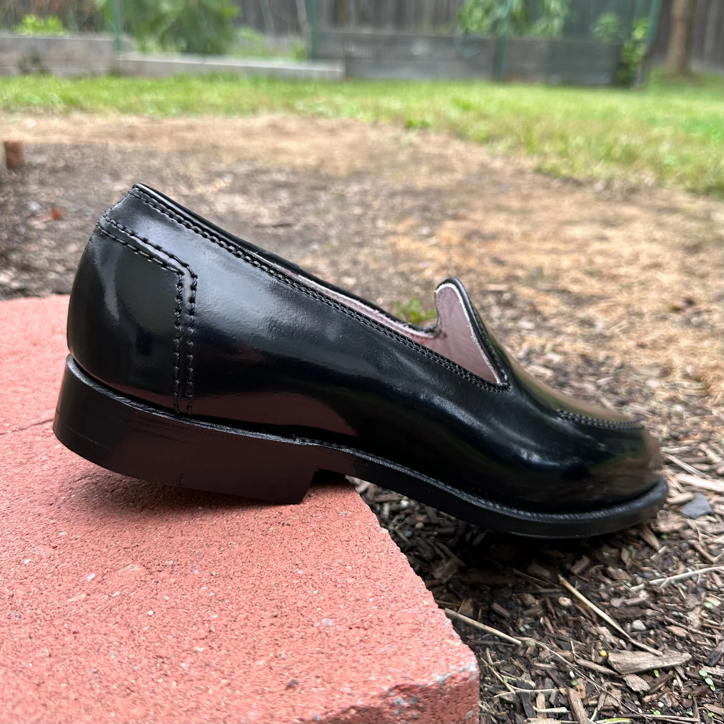 Flexible Step Style D2117 - Vanderbilt Slip On in Black Shell Cordovan