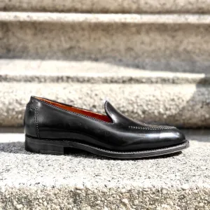 Casual chic D2117 - Vanderbilt Slip On in Black Shell Cordovan