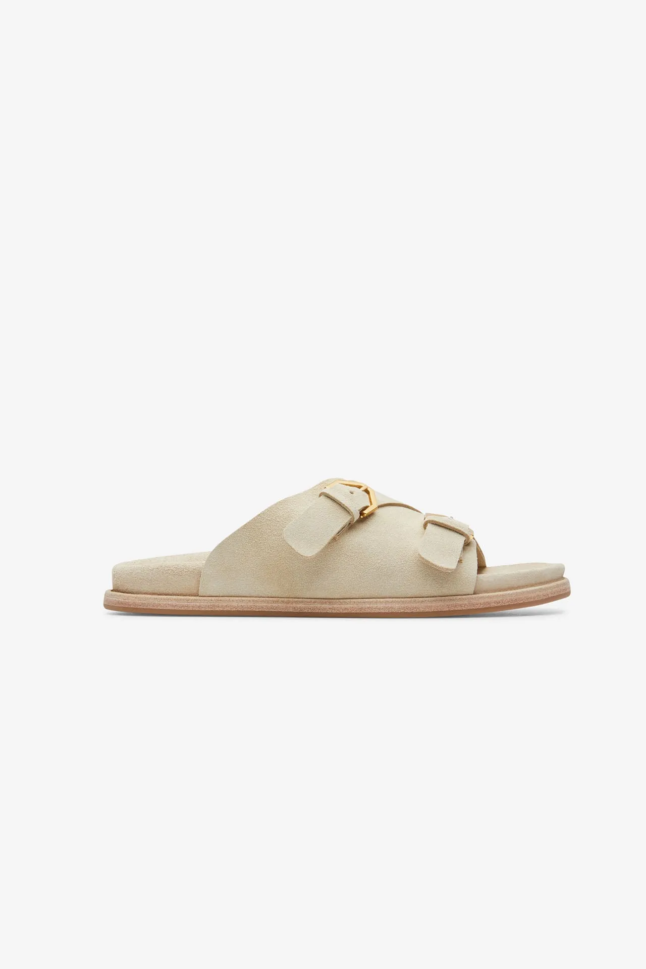 Flexible Strap Design Marvin Off White Suede