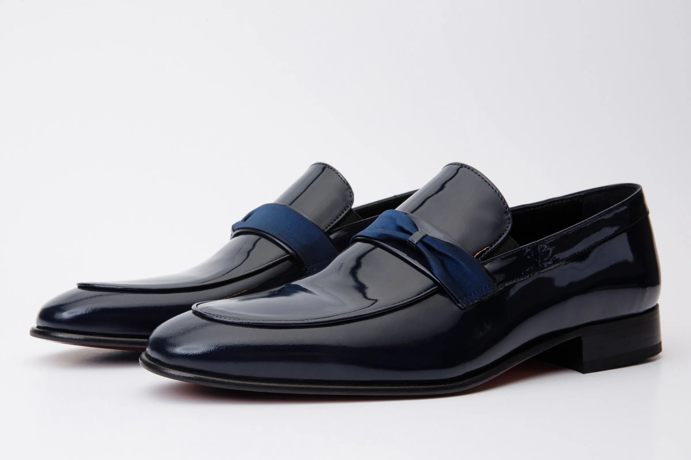 Flow-Tech The Dodoma Navy Patent Leather Loafer Men Shoe