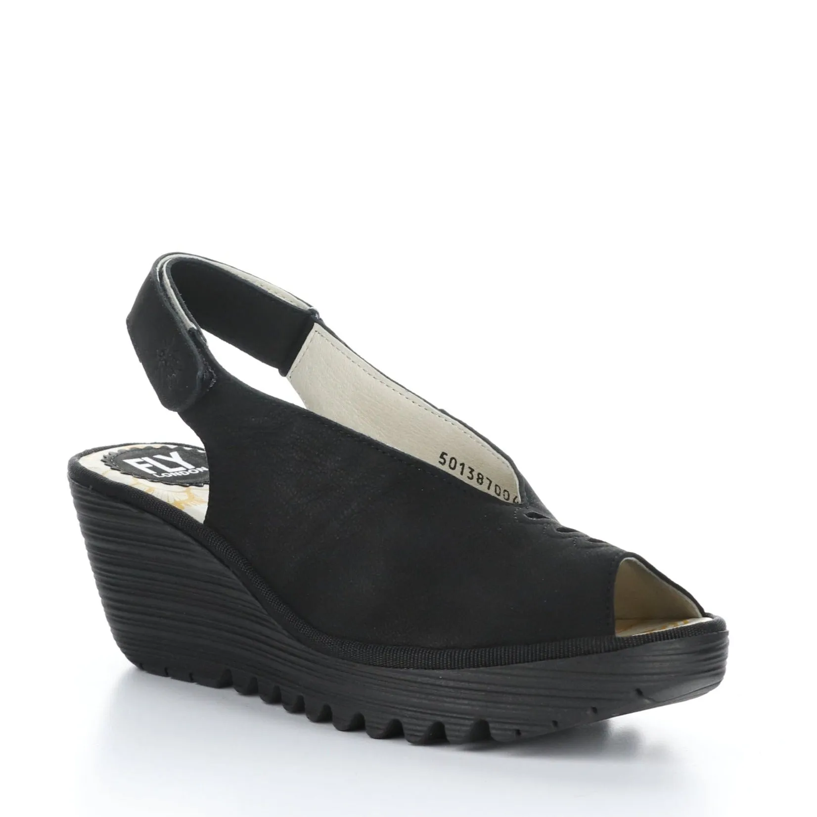 FLY LONDON YEAY - BLACK - YEAYBLK Iconic High Sandal Shoes