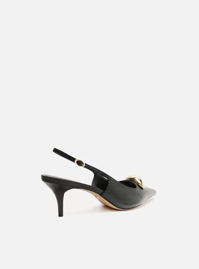 Formal Heels Victoria Leather Stiletto Pump