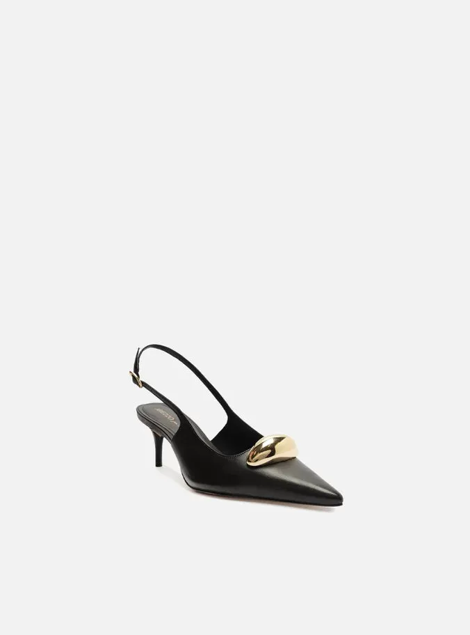 Formal Heels Victoria Leather Stiletto Pump