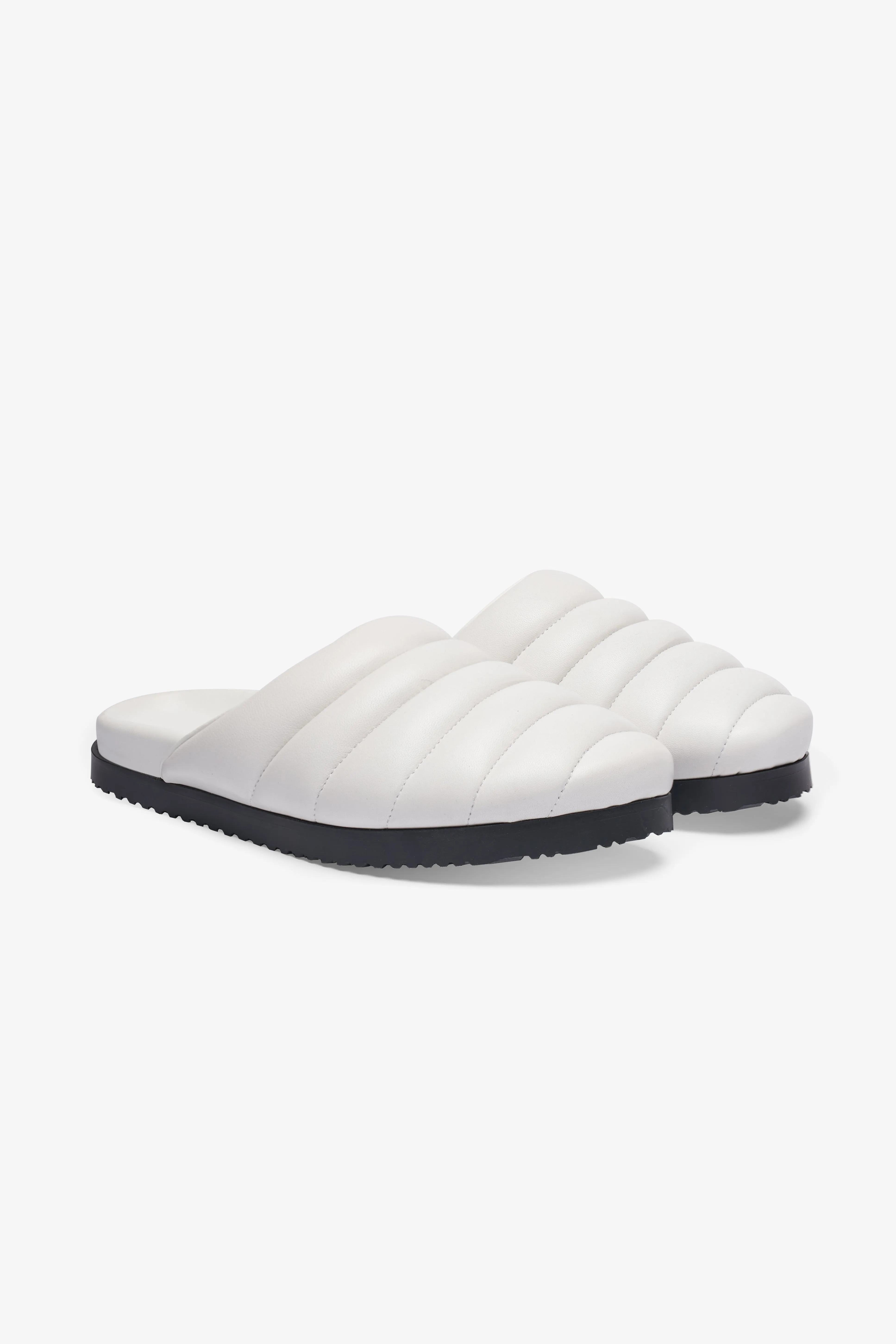 fresh feel Quincy Padded White Nappa