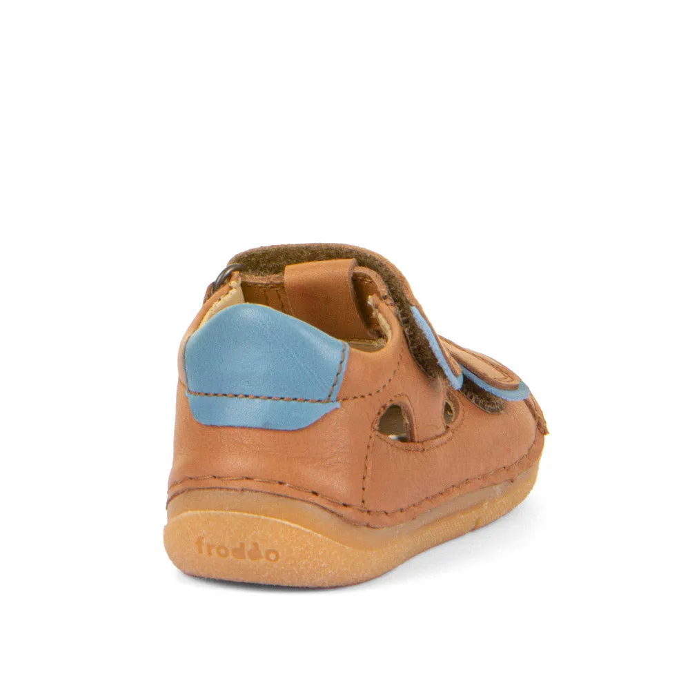 Froddo Boy's and Girl's Paix Up Double Sandals - Brown Bow Kids