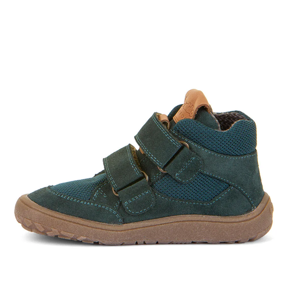 Froddo Boy's and Girl's Tex Autumn Barefoot Ankle Boots - Petroleum Lace Kids