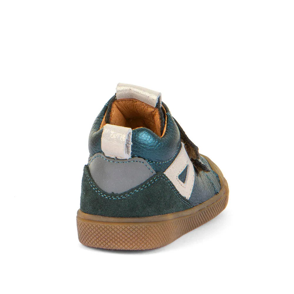 Froddo Girl's and Boy's Rosario High-Top Ankle Boots - Petroleum Mesh Trim