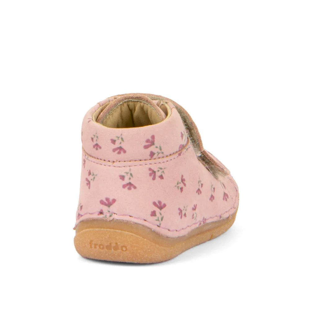 Froddo Girl's Paix Up Casual Shoes - Flowers Canvas Upper