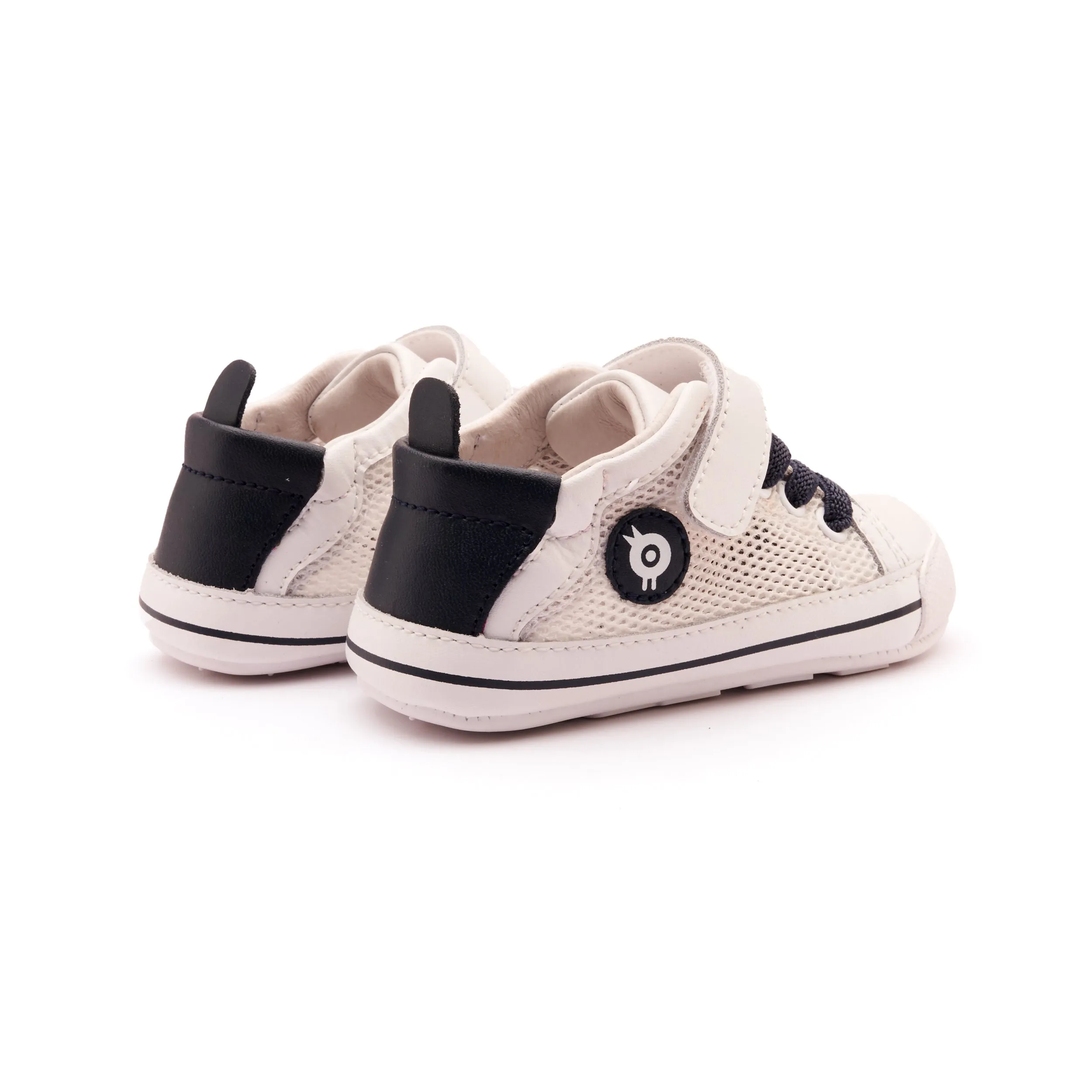 Fun designs Old Soles Boy's and Girl's 0083RT Baby Mesh Casual Shoes - Snow / Navy / Snow Sole