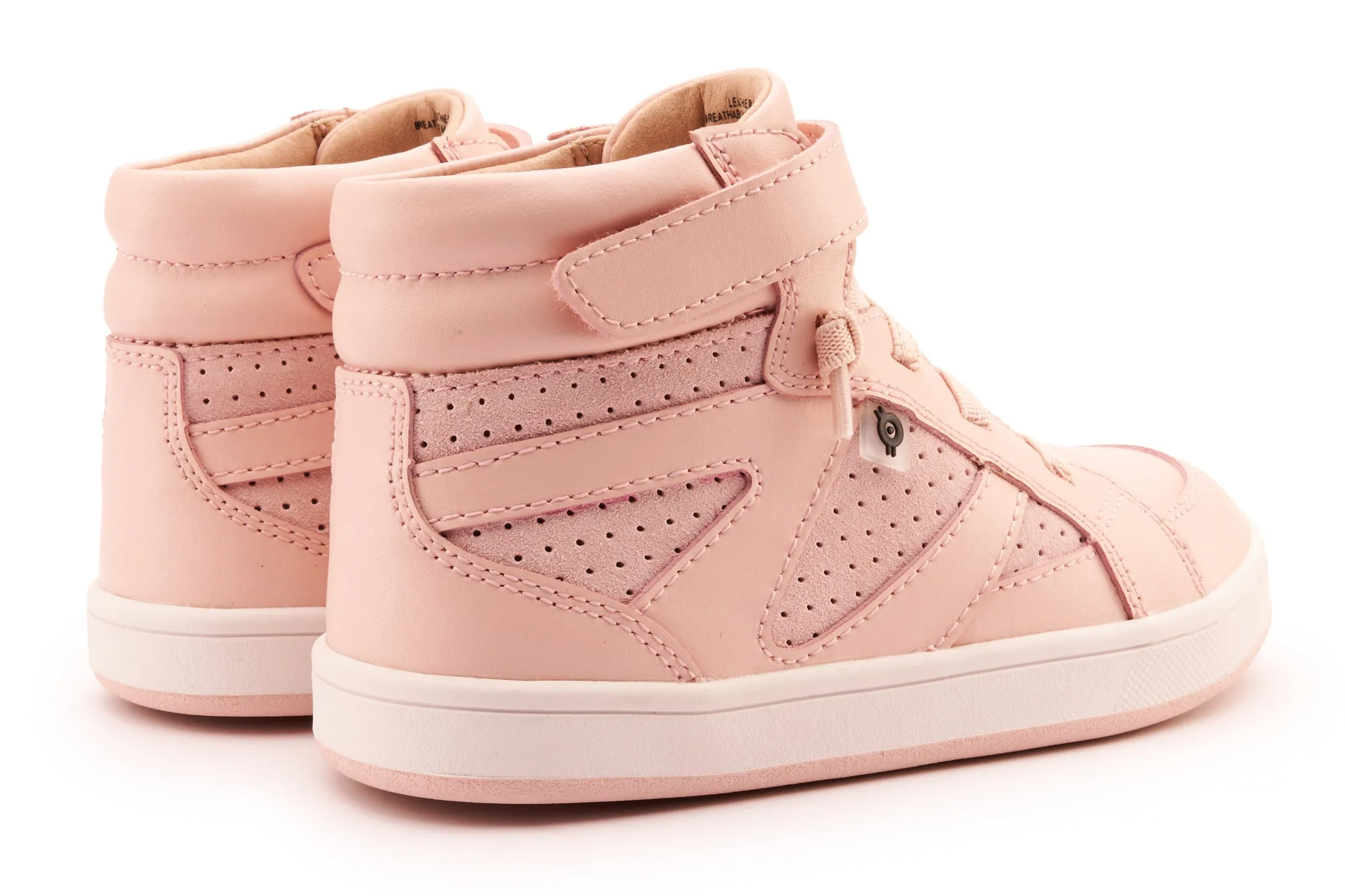 Fun designs Old Soles Girl's 1004 Sole Base Casual Shoes - Powder Pink / Powder Pink Suede / White Powder Pink Sole