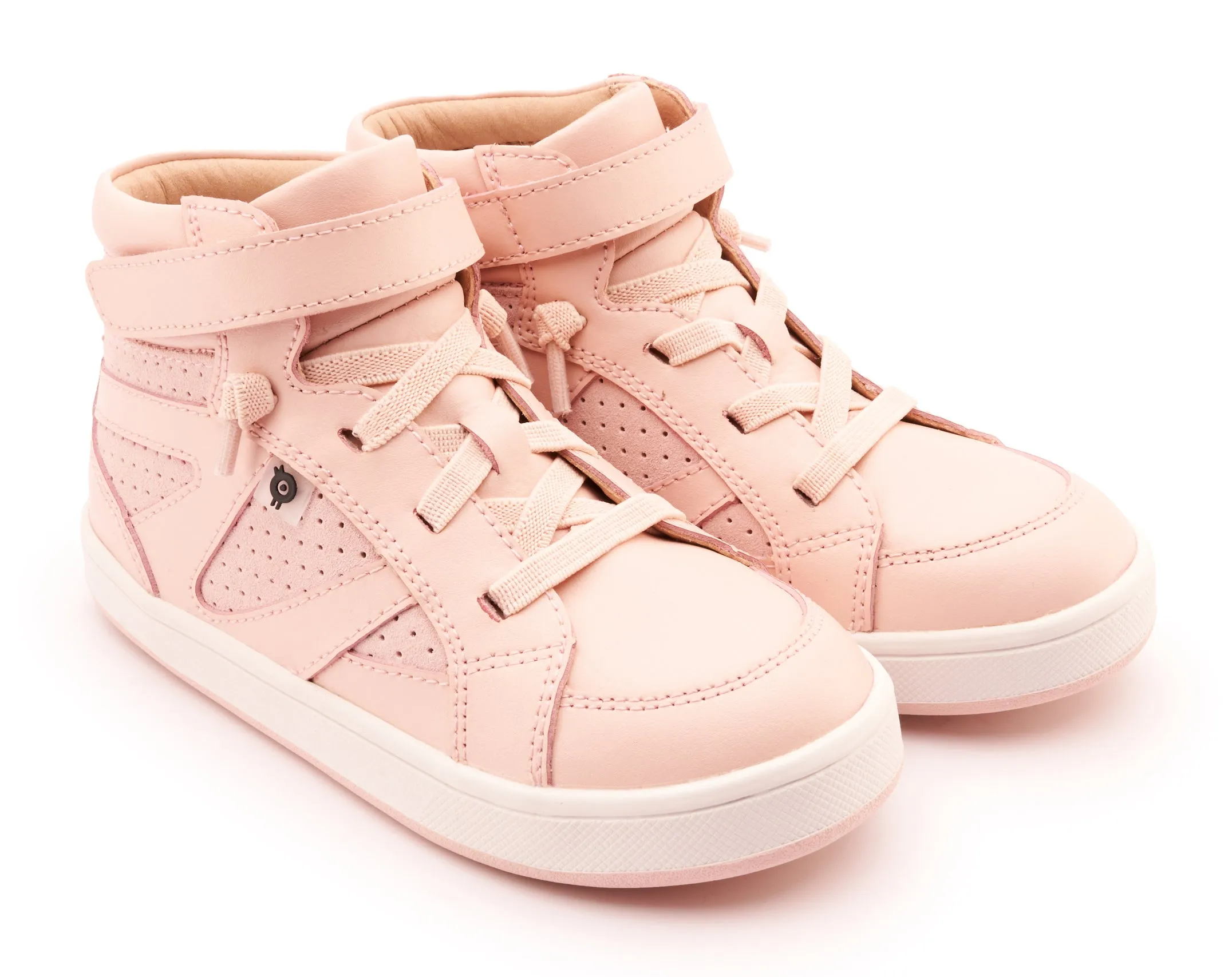 Fun designs Old Soles Girl's 1004 Sole Base Casual Shoes - Powder Pink / Powder Pink Suede / White Powder Pink Sole