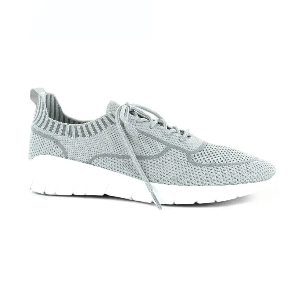 Naot Galaxy Women's Knit Sneaker (18027) Womens Shoes Light Grey Knit