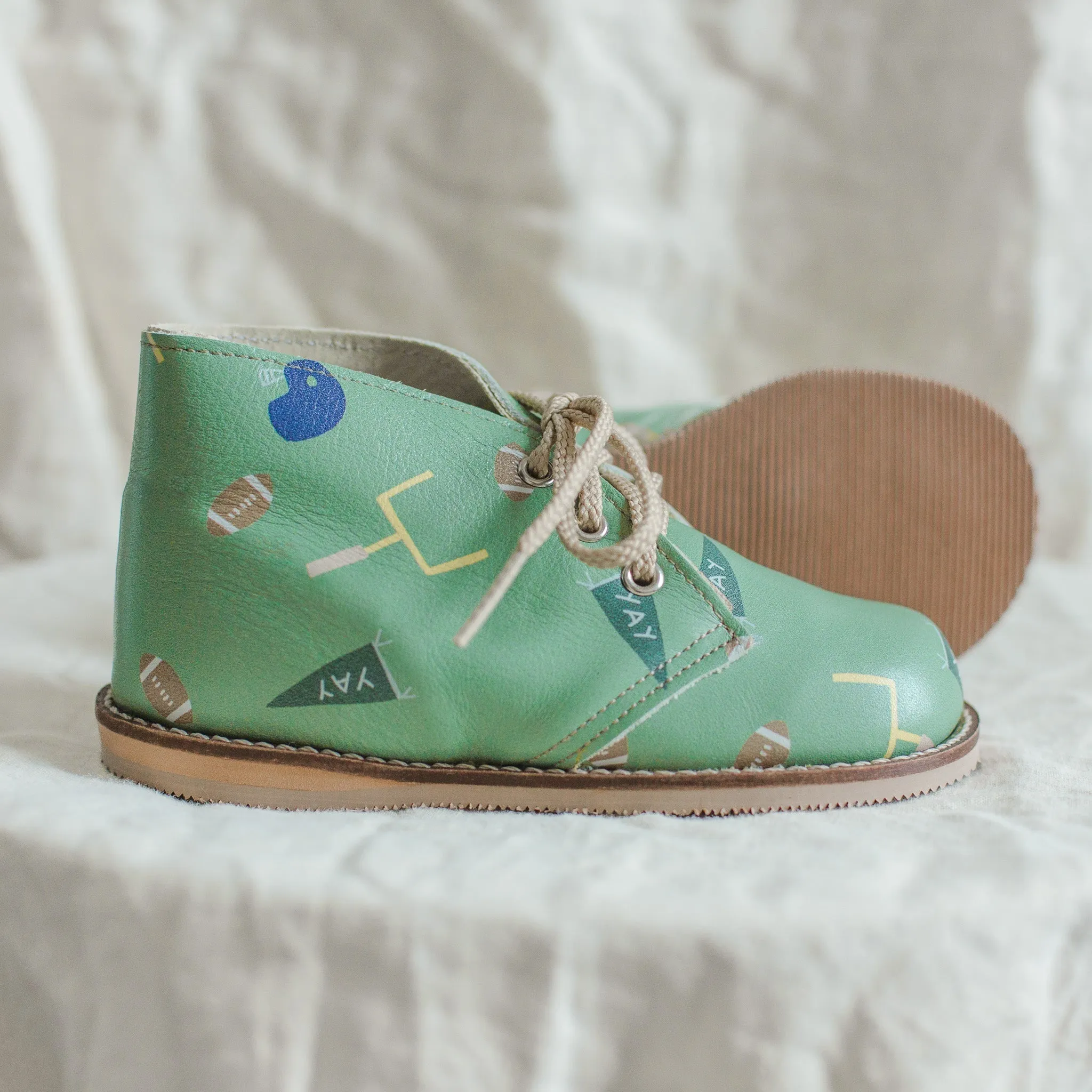 Gender Specific Desert Boot - Football Print