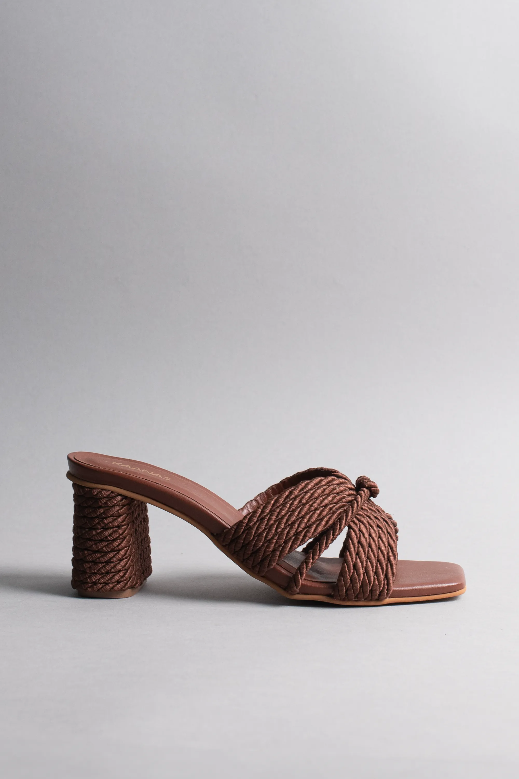 Geometric Heels Myla Chocolate