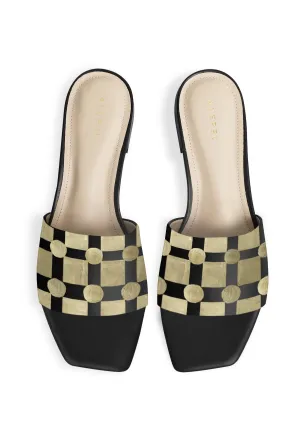 Easy Footwear Geos Black Square