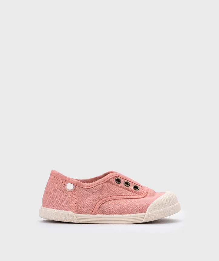 Glittery Effects Igor Girl's Lona Laceless Shoes - Nuevo Rosa