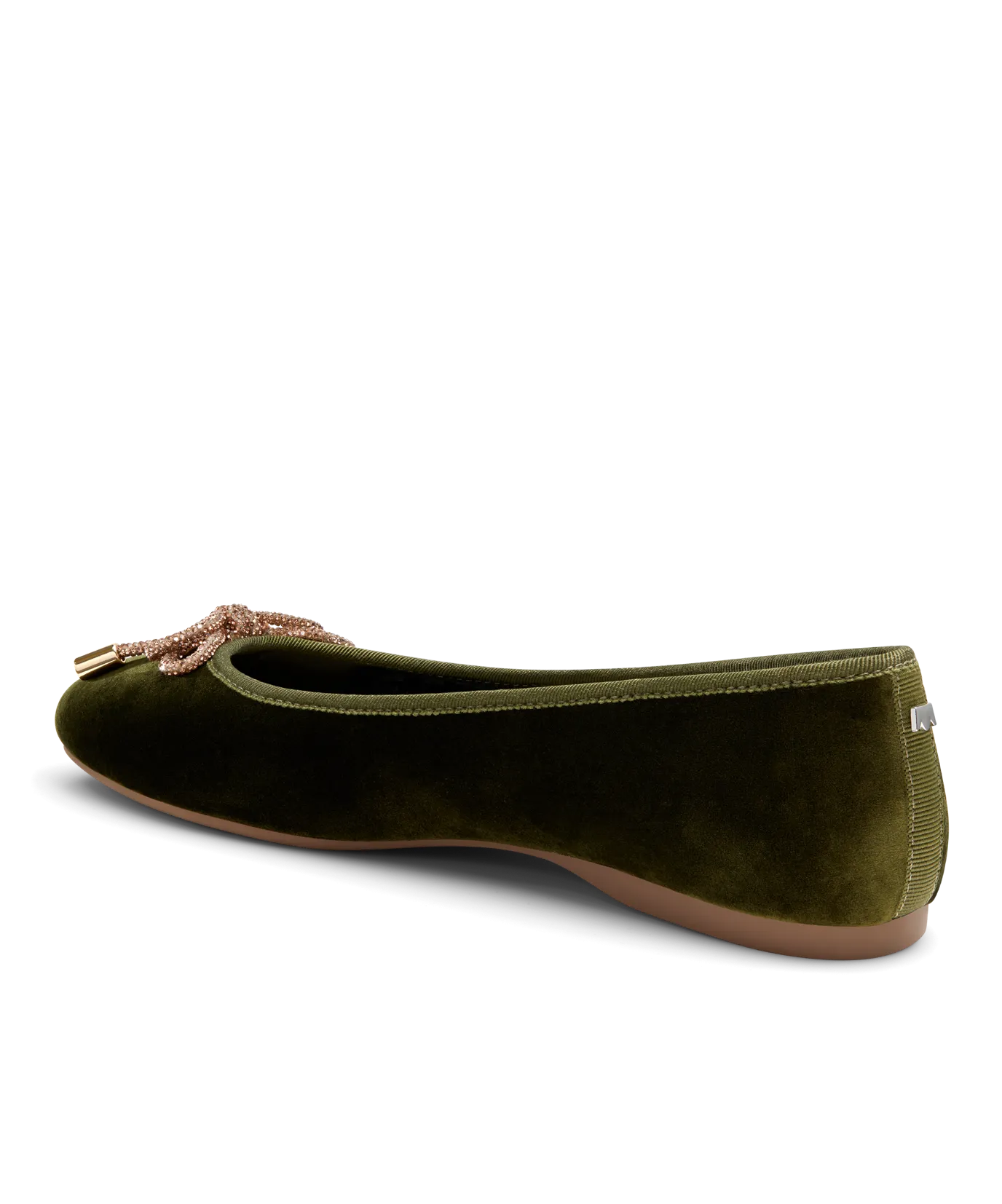 Go Lightly The Hummingbird - Evergreen Velvet Jeweled Bow