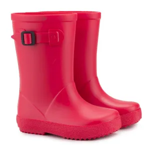Winter kids' wear Igor Girl's and Boy's Splash Euri Rain Boots, Rojo