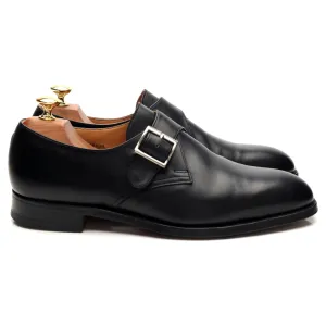 Gordon Scott 'Devon' Black Leather Monk Strap UK 8 F Sharp Appearance