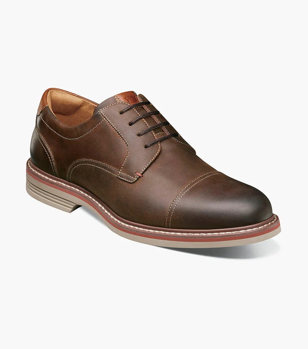 Grand Style Norwalk Cap Toe Oxford-Brown CH| Florsheim