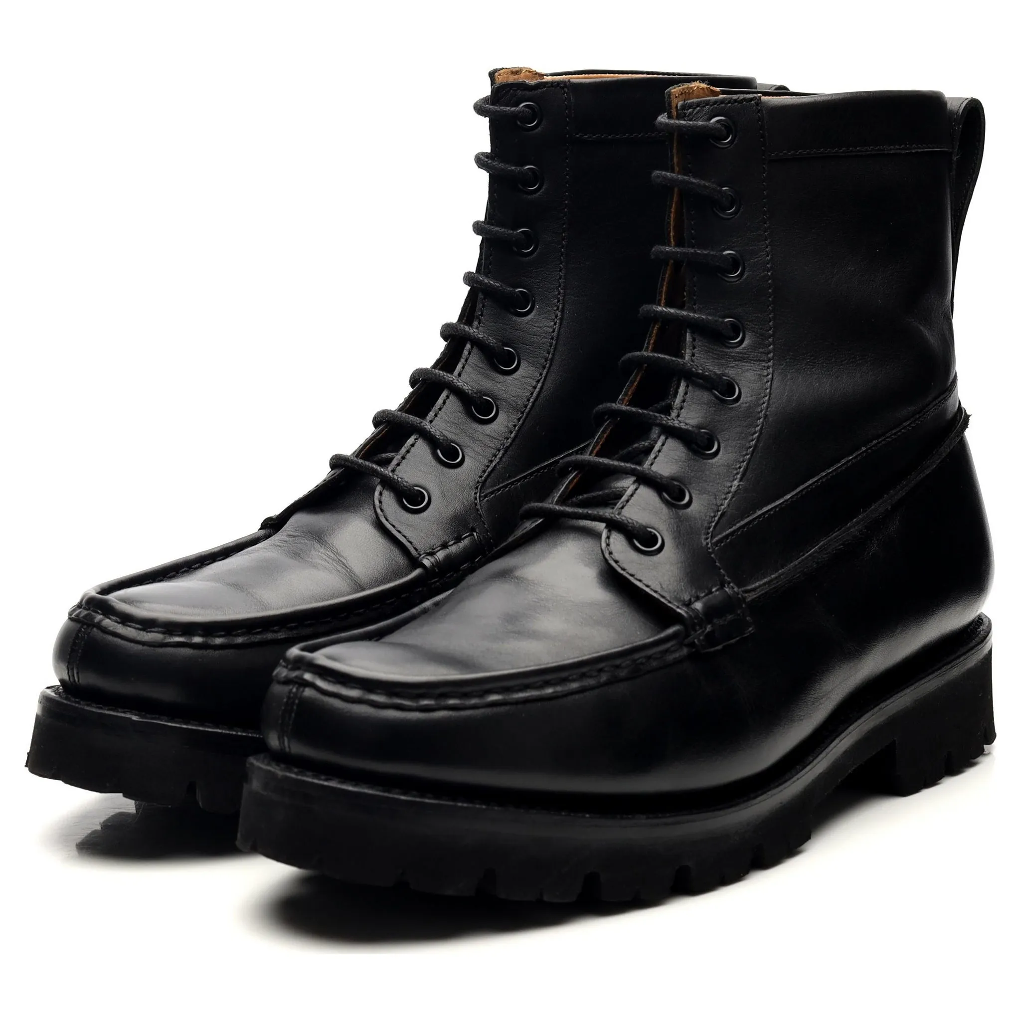 Comfort Step Transitional Look 'Gulliver' Black Leather Boots UK 6.5 G