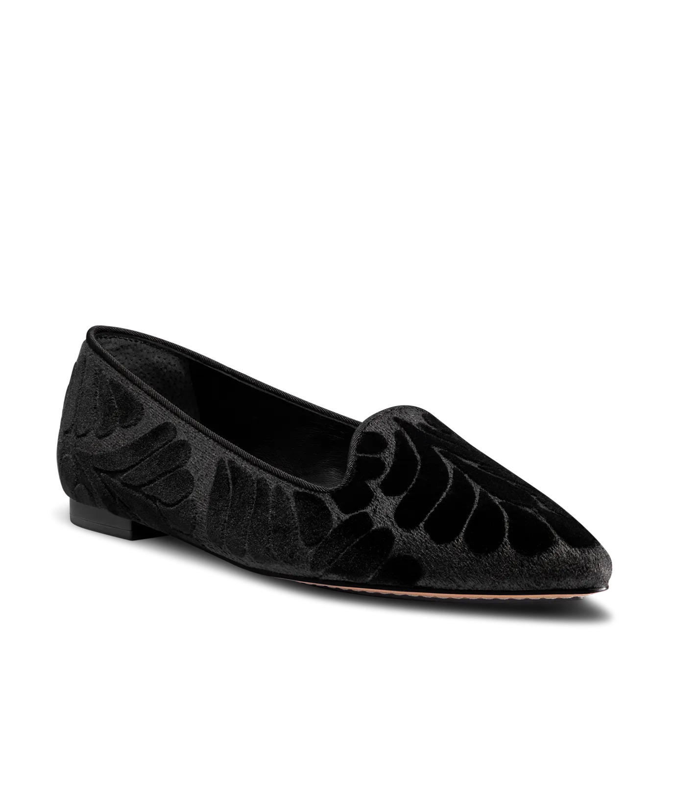 The Sparrow - Black Velvet Embroidery Hold Firm