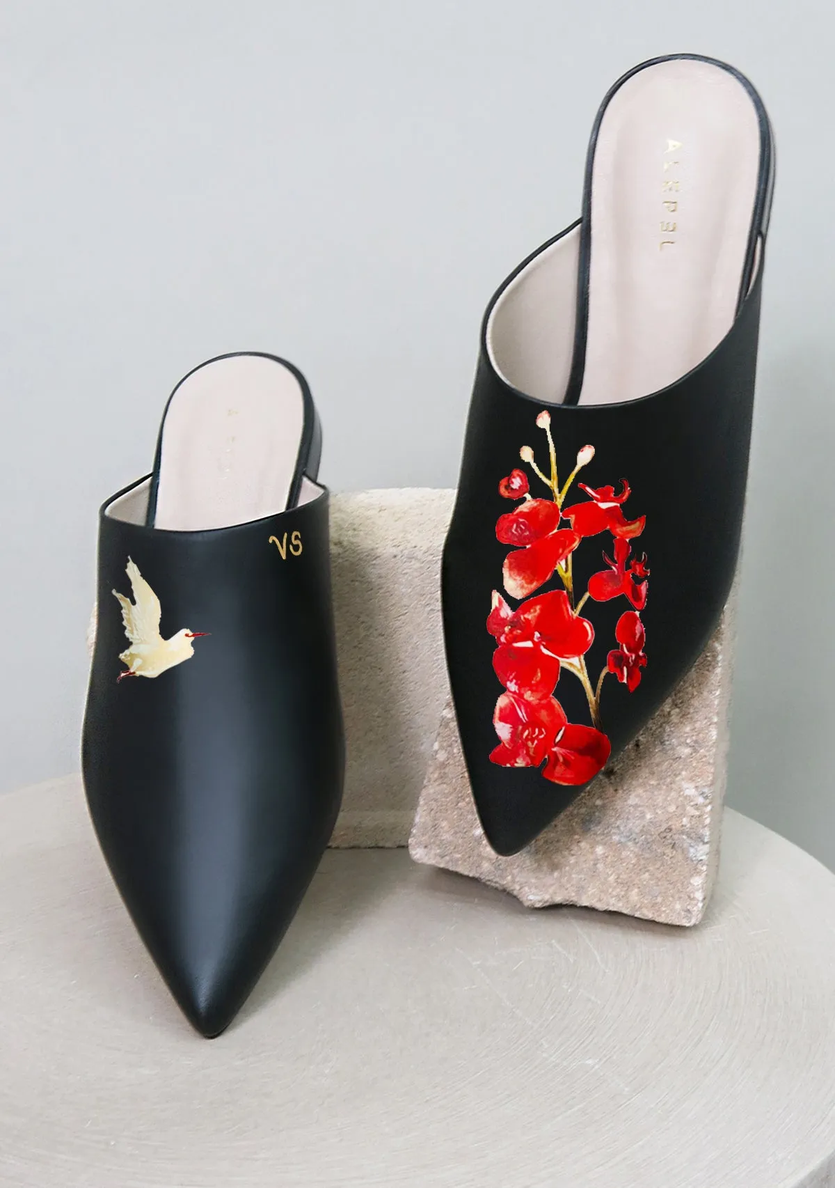 Heat-Protect Gold Bird Black Pointe