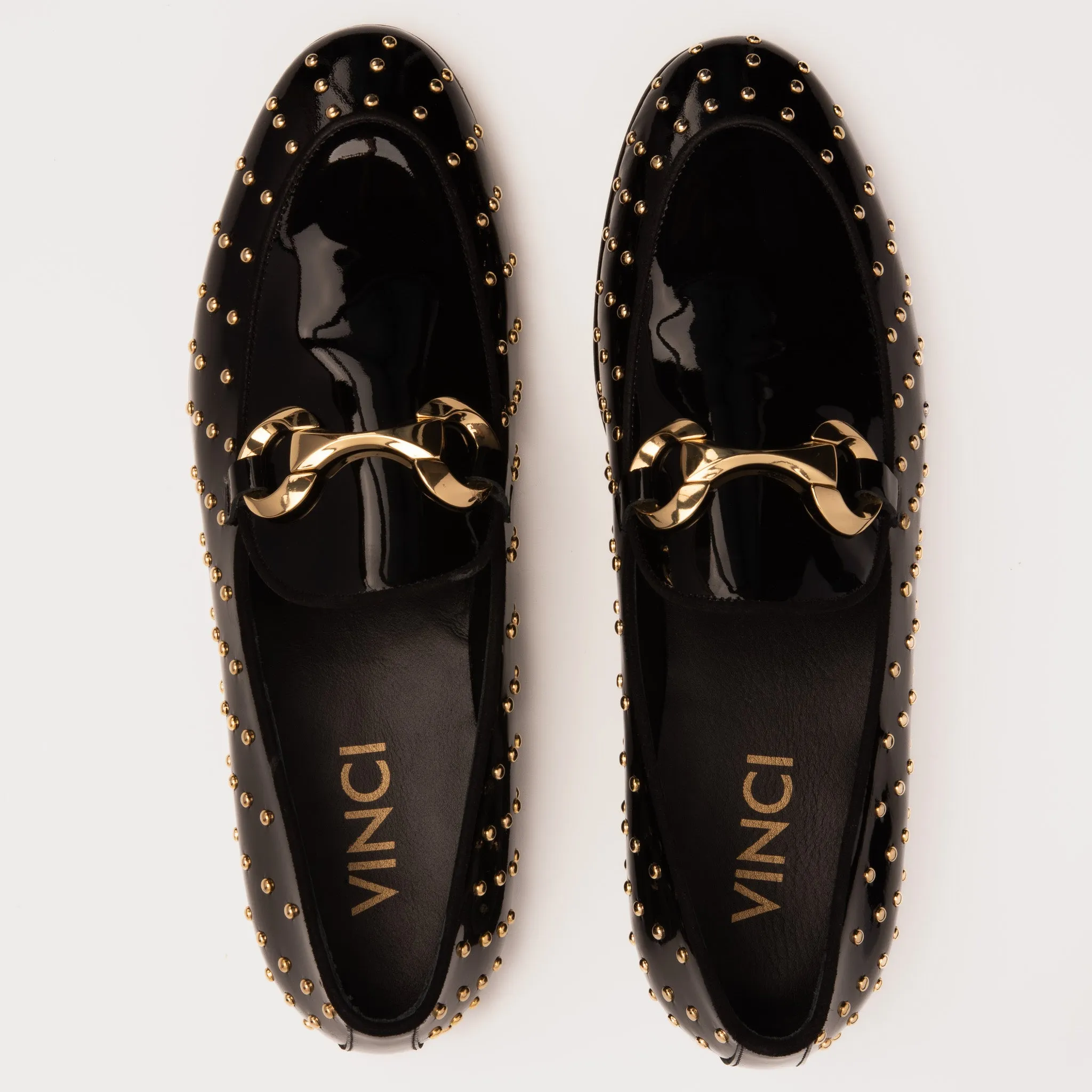 Heat-Shield The Jupiter  Shoe Black Spike Leather  Bit Dress Loafer Limited Edition Men  Shoe