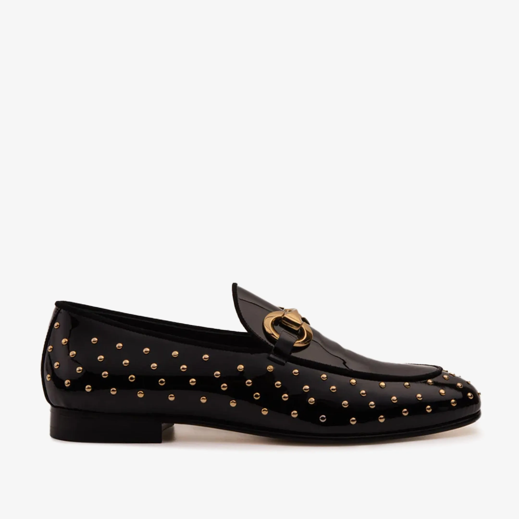 Dual Tone The Jupiter  Shoe Black Spike Leather  Bit Dress Loafer Limited Edition Men  Shoe