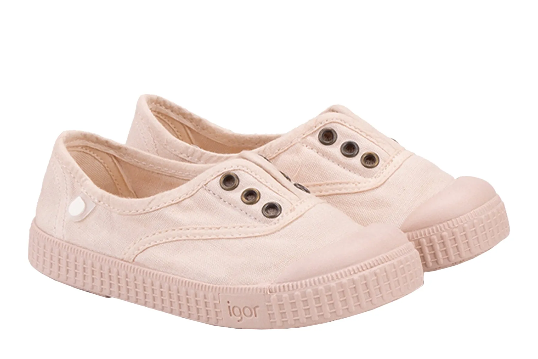 Kids' casual shoes Igor S10275 Berri MC Shoes - Marfil