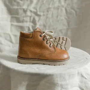 High Top Boot - Cognac Colorful kids' fashion Narrow - fit kids' shoes