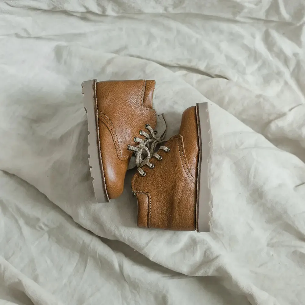 High Top Boot - Cognac Modern Kids