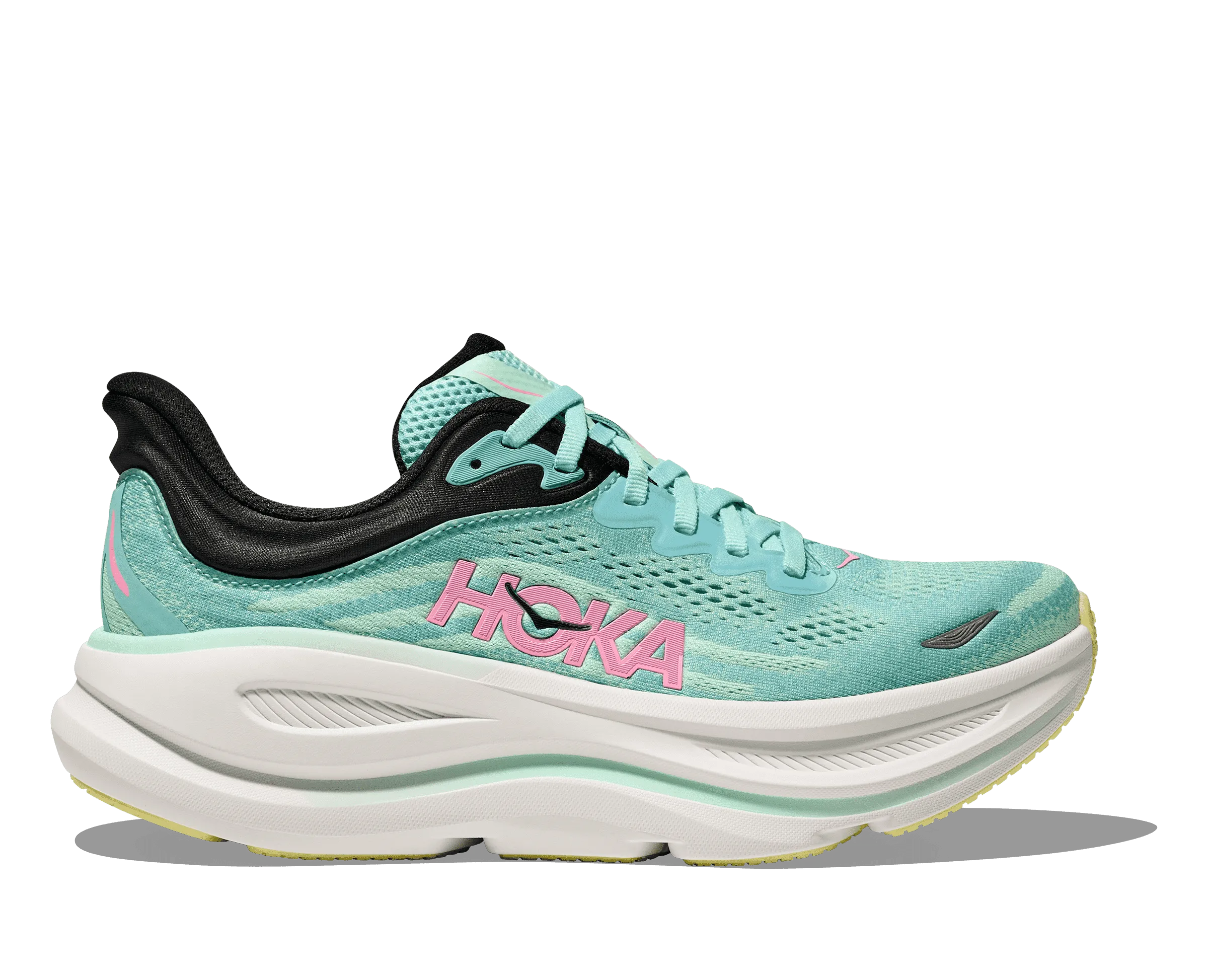HOKA ONE ONE BONDI 9 - AQUA BLUE Lightweight durability