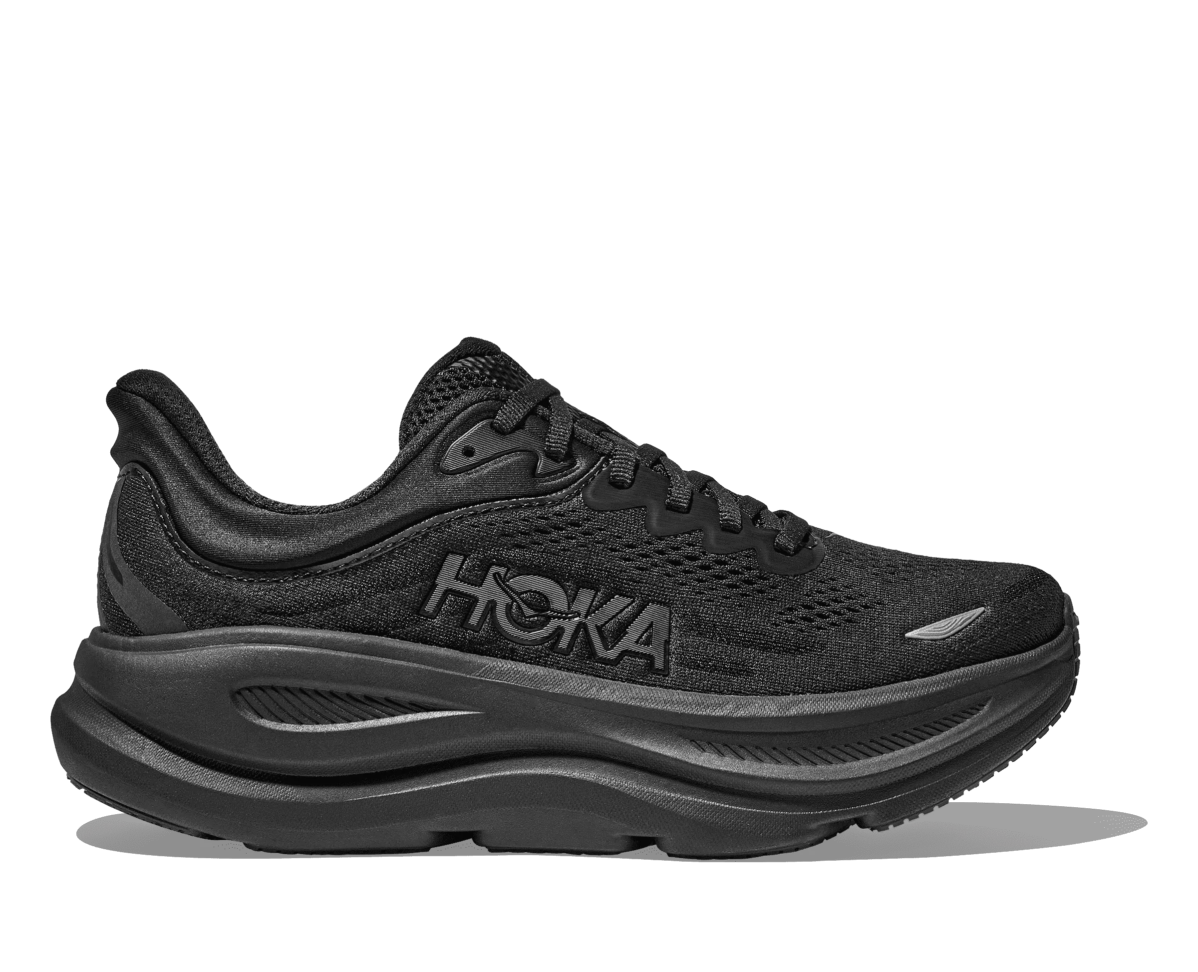 HOKA ONE ONE BONDI 9 - BLACK Cushioned look