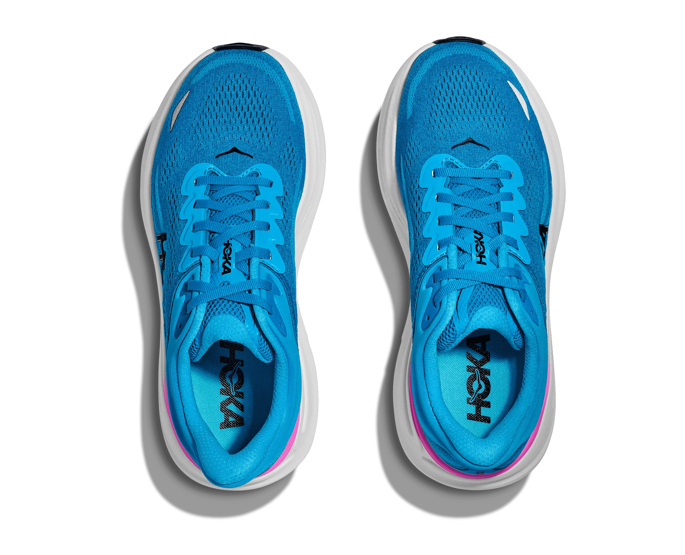 HOKA ONE ONE BONDI 9 - BLUE MULTI Breathable Form